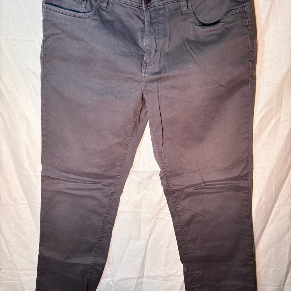 English Laundry Men's Olive Green Five-Pocket Chinos